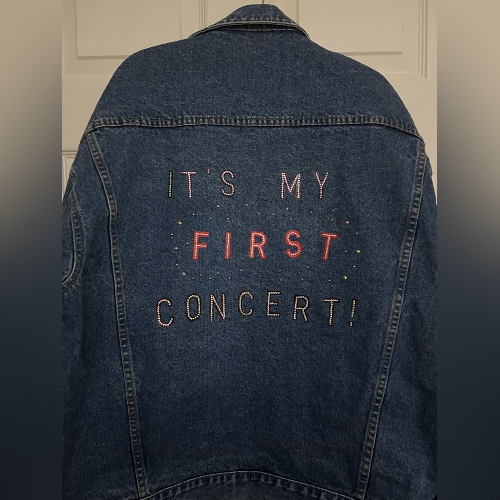 Haleman men's jean jacket, My First Concert